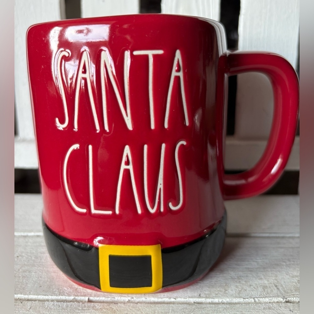 Rae Dunn Red Festive Mug